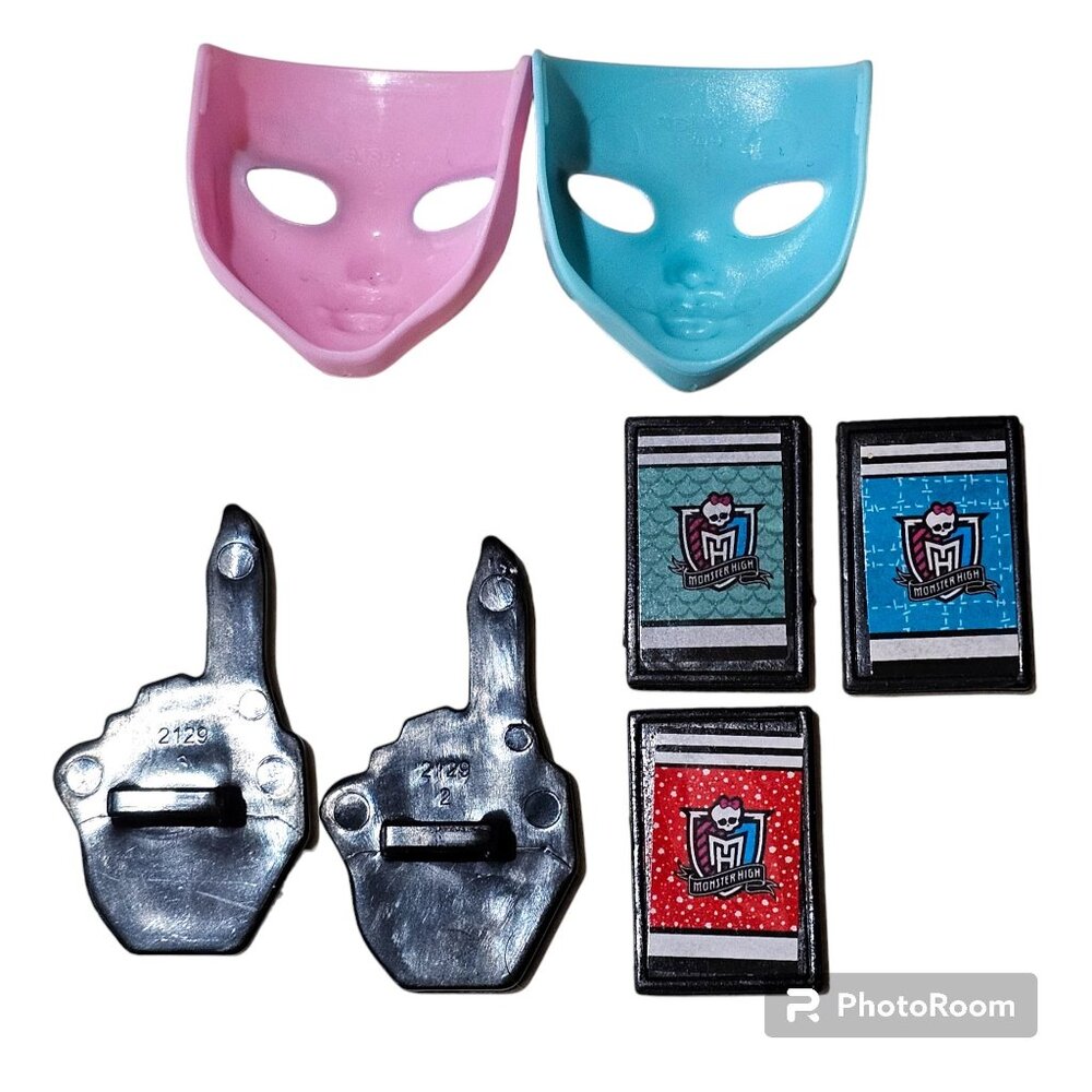 Monster High 20 Piece Accessory Social Chair Student Disembody Mattel Doll Lot - Picture 4 of 4